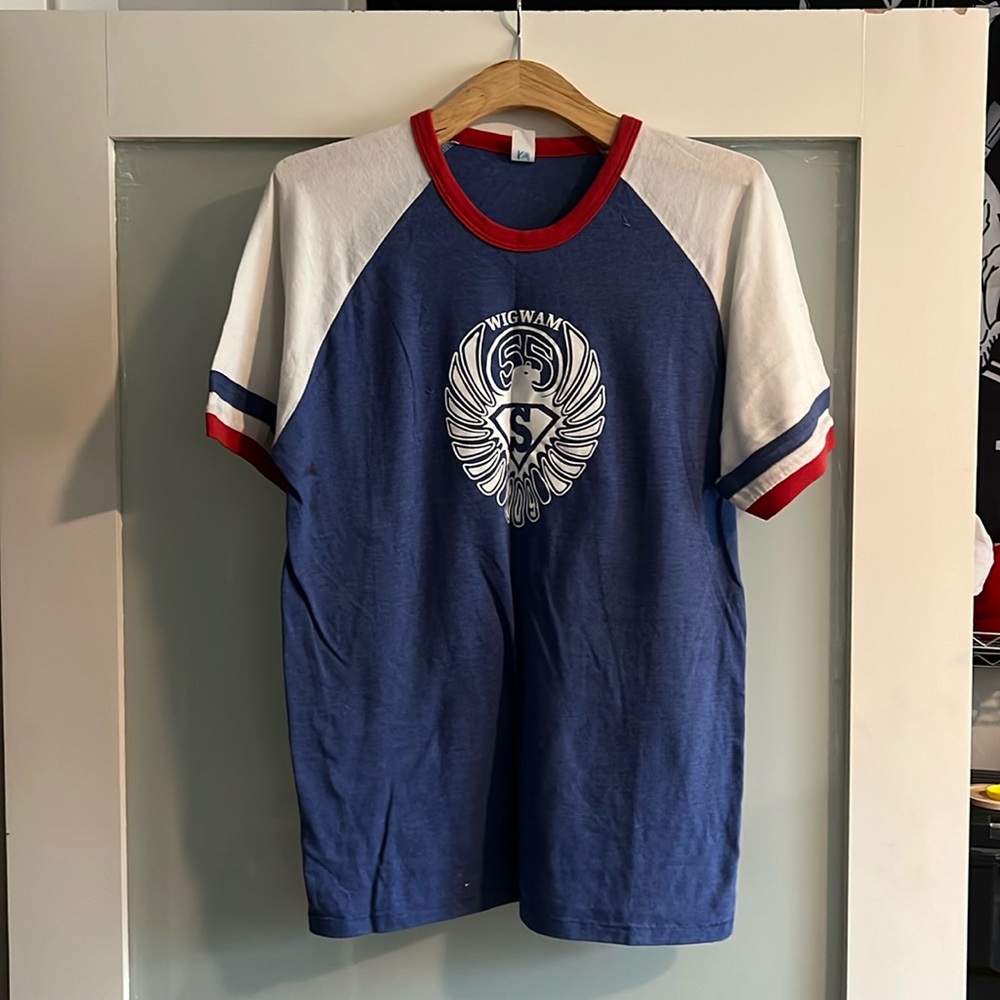 VINTAGE LIMITED EDITION: 1980s camp wigwam shirt